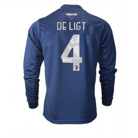 Juventus Matthijs de Ligt 4 Drugi Nogometni Dres 2020-/2021 Dugim Rukavima